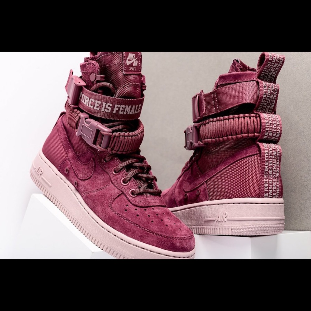 100% AUTHENTIC Nike SF-AF1 Vintage Wine 🍷 🔥